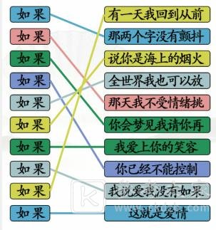 《汉字找茬王》连线如果热歌通关攻略