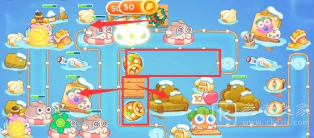保卫萝卜4天下第一汤第一关攻略