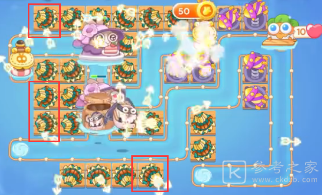 保卫萝卜4天下第一汤第八关攻略