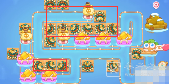 保卫萝卜4天下第一汤第十二关通关攻略
