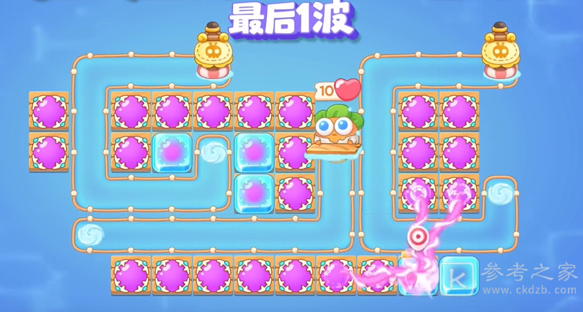 保卫萝卜4天下第一汤第十九关通关攻略