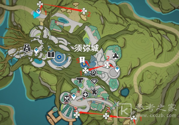 《原神》帕蒂莎兰分布位置一览