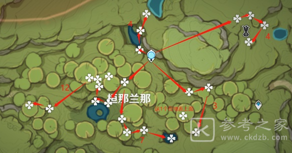 《原神》帕蒂莎兰分布位置一览
