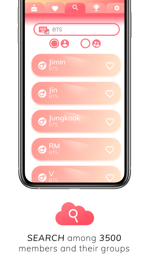 韩流偶像生日提醒截图