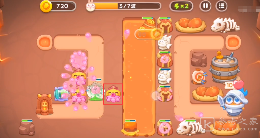保卫萝卜4饿龙传说第七关满星攻略