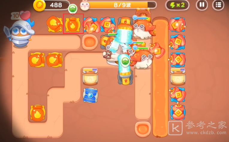 保卫萝卜4饿龙传说第六关攻略