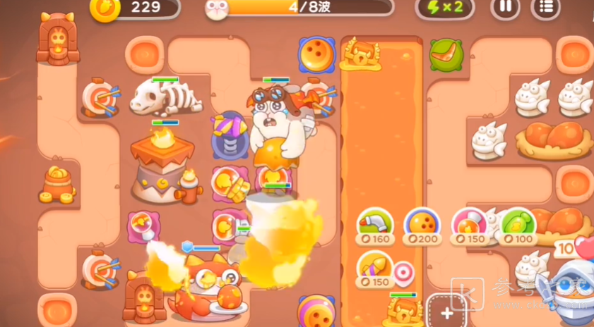 保卫萝卜4饿龙传说第18关满星攻略