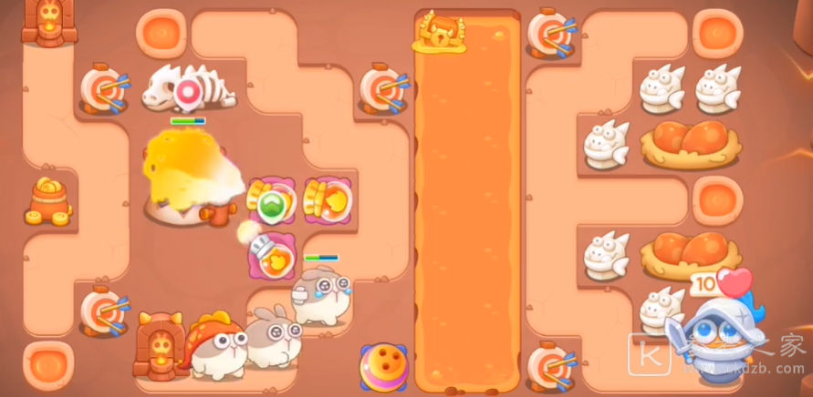 保卫萝卜4饿龙传说第18关满星攻略