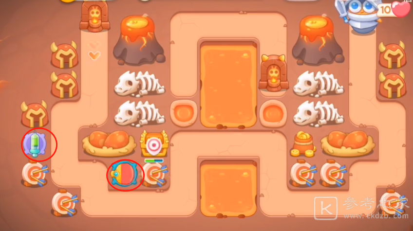 保卫萝卜4饿龙传说第20关满星攻略