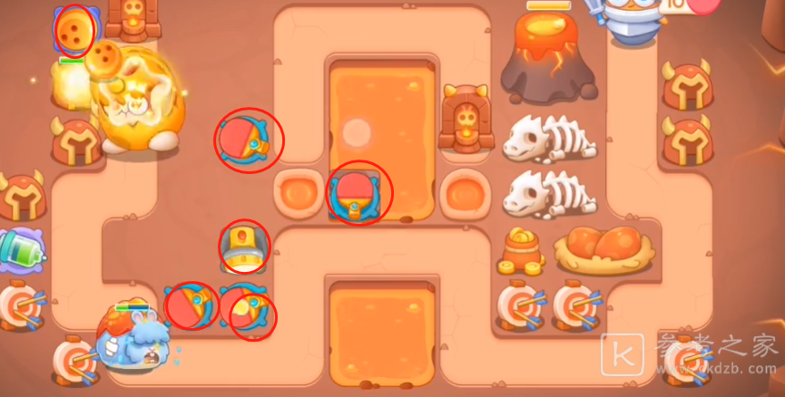 保卫萝卜4饿龙传说第20关满星攻略