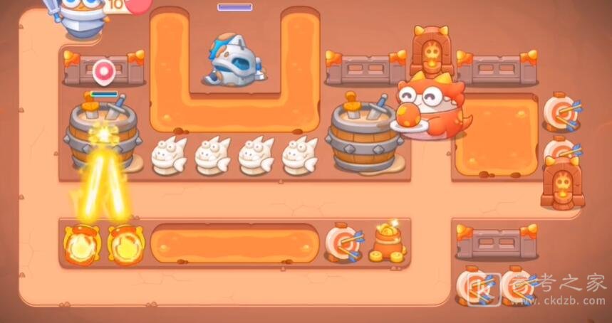 保卫萝卜4饿龙传说第15关满星攻略