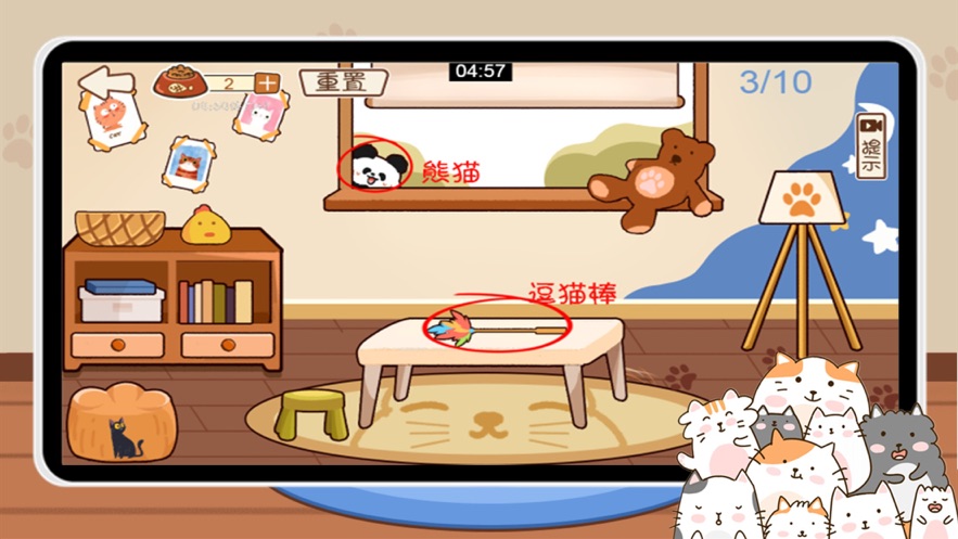 收纳达人收纳物语猫咪截图