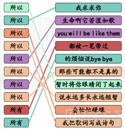《汉字找茬王》连线所以所有的音乐通关攻略