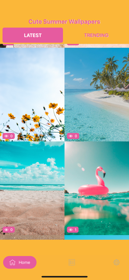 可爱的夏天壁纸截图