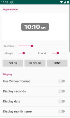 floating clock截图
