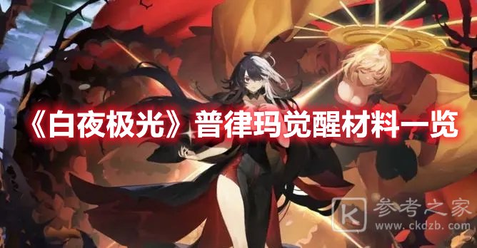 白夜极光普律玛觉醒材料一览