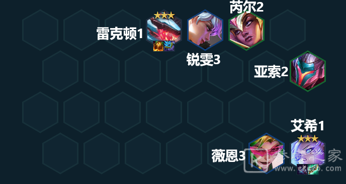 金铲铲之战激光专注艾希玩法攻略