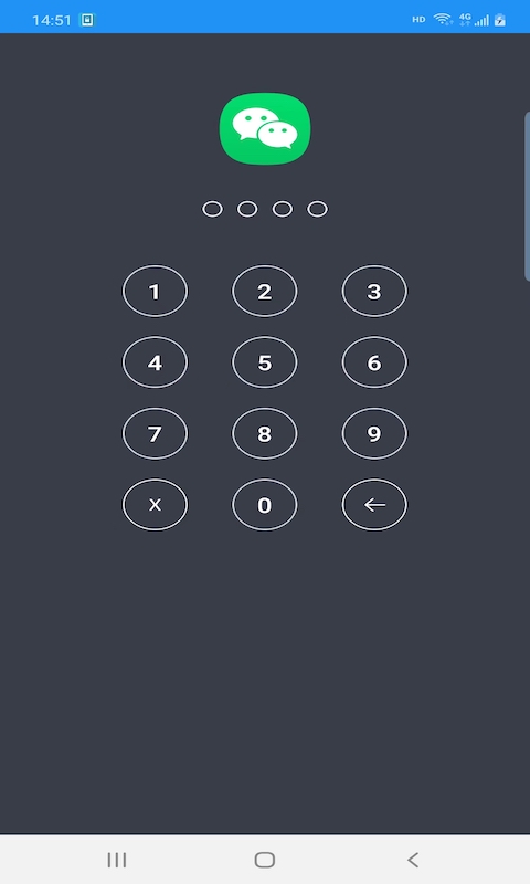 圣辰微信锁截图