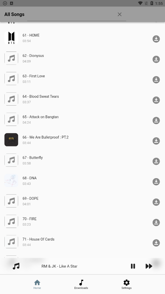 Bts Songz截图