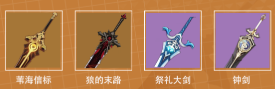 原神迪希雅武器选择推荐