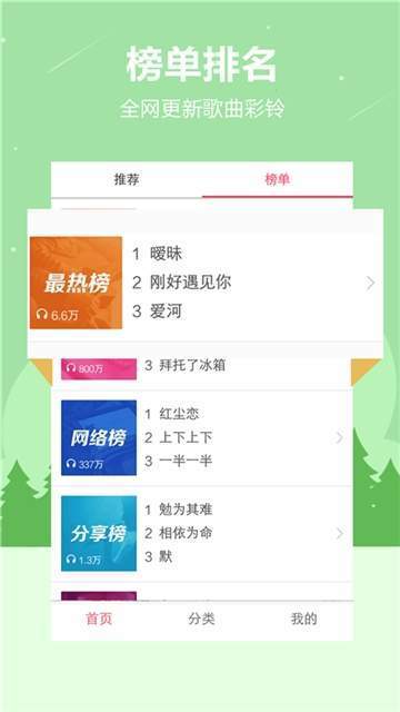 热门手机铃声截图