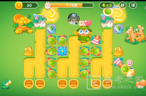 保卫萝卜4绿野奇缘第21关攻略