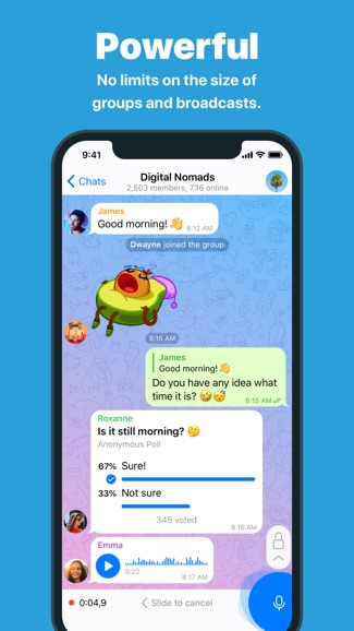 Telegram国际版交友截图