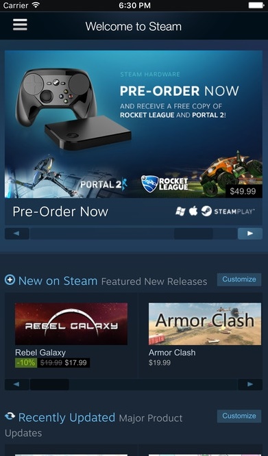 steam手机版中文截图