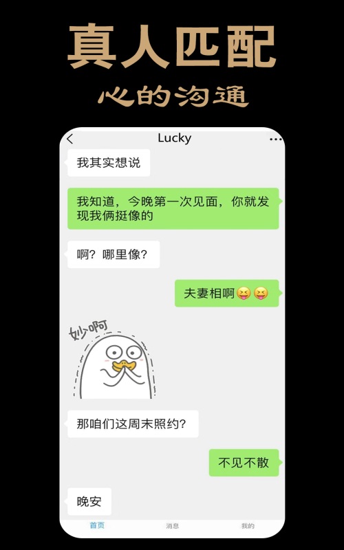 伊人交友聊天截图