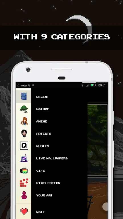 像素波壁纸截图