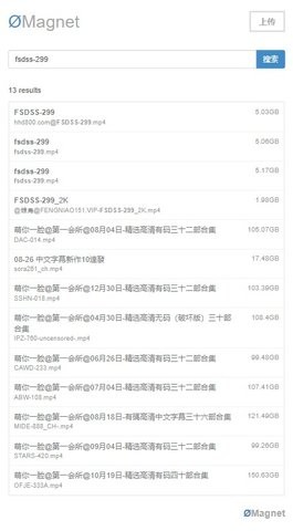 无极磁链搜索引擎截图