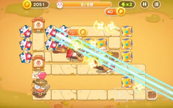 保卫萝卜4波仔很忙第12关满星攻略
