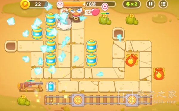 保卫萝卜4波仔很忙第13关满星攻略