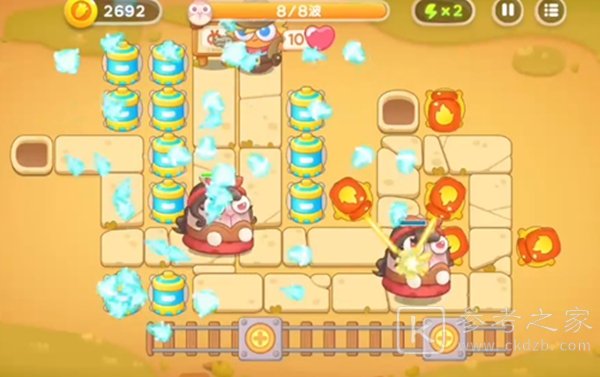 保卫萝卜4波仔很忙第13关满星攻略