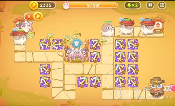保卫萝卜4波仔很忙第15关满星攻略