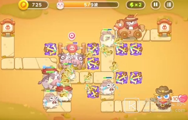 保卫萝卜4波仔很忙第15关满星攻略