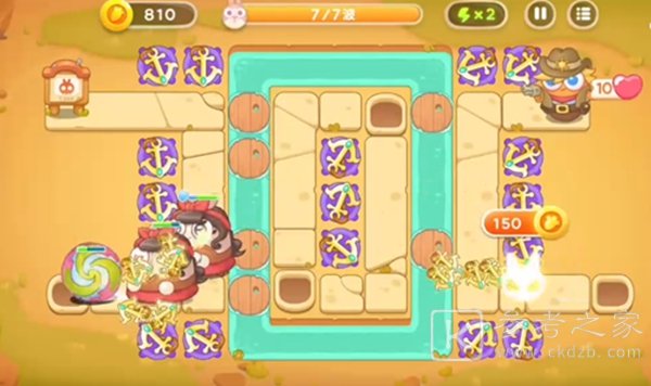 保卫萝卜4波仔很忙第3关满星攻略