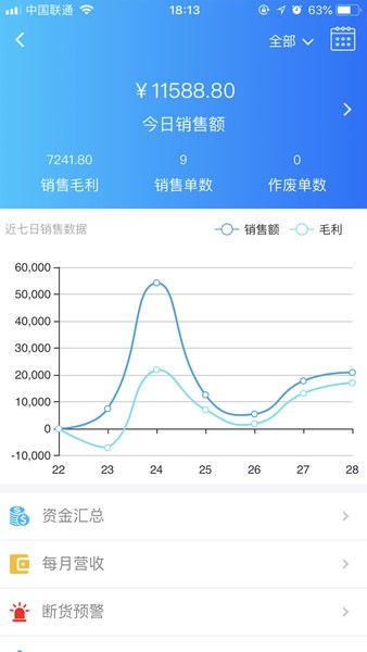 速订货进销存系统截图