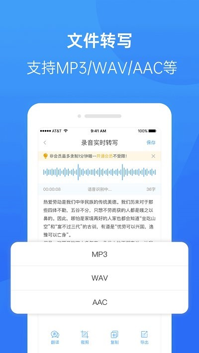 录音转换专家截图