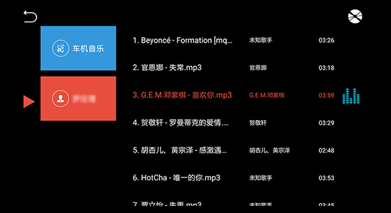鹰信车载桌面截图