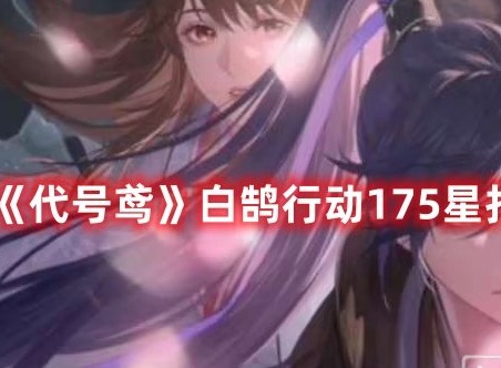 代号鸢白鹄行动175星新手如何玩 代号鸢白鹄行动175星打法攻略大全分享