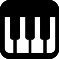 钢琴键盘手游app logo