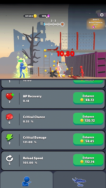 火柴人与射击截图