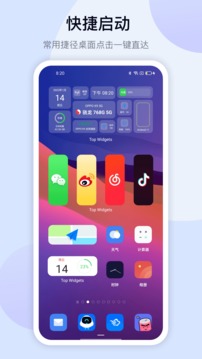 万能小组件桌面布置截图
