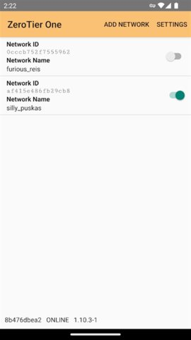 zerotier截图