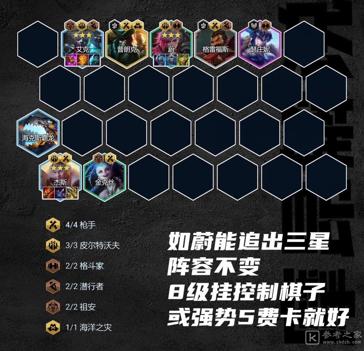 金铲铲之战S9.5皮城杰斯如何玩