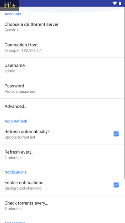 qbittorrent中文版截图