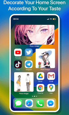 仿苹果iOS16照片小组件截图
