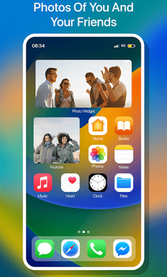 仿苹果iOS16照片小组件截图
