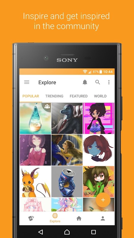 索尼涂画截图